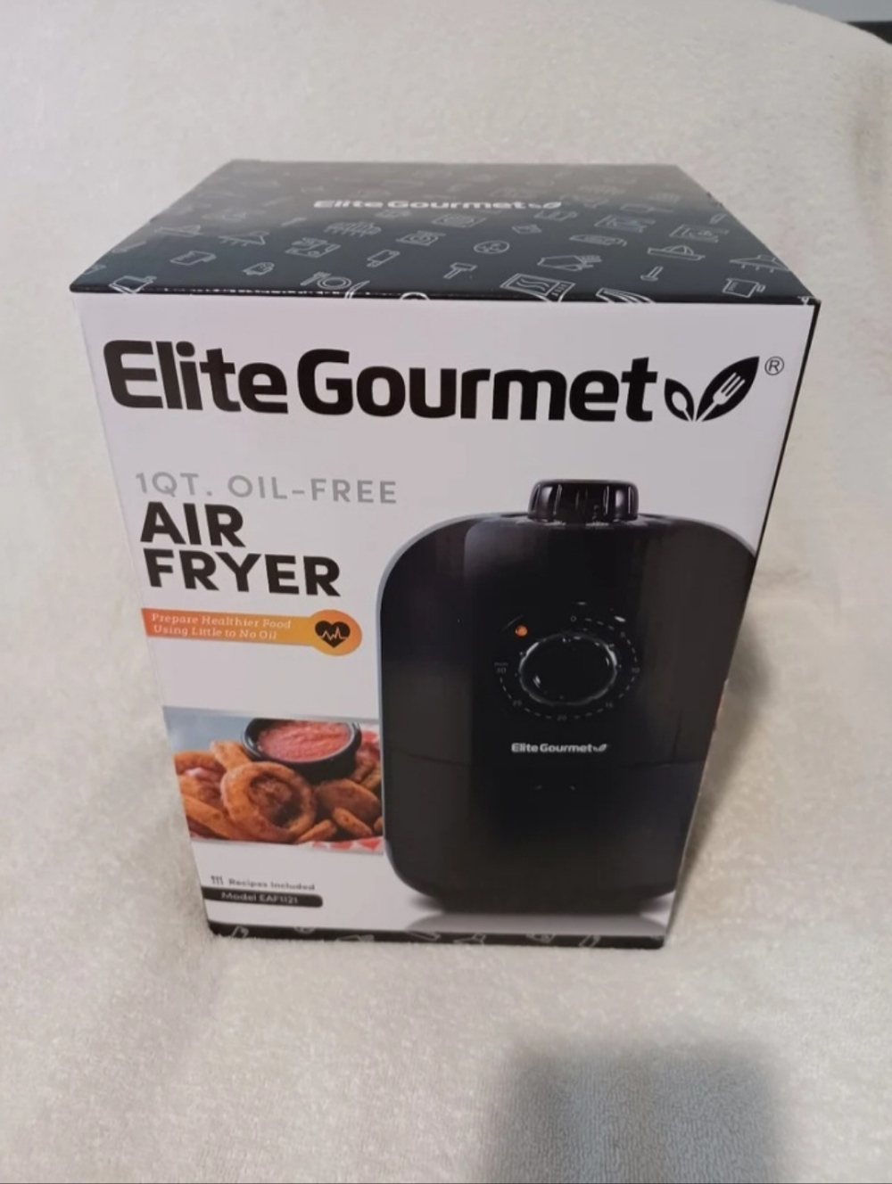 Elite gourmet air fryer 1 Qt model EAF1121